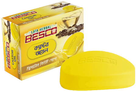 Lata Herbal Besco Castor 125gm Glycerin Beauty Soap